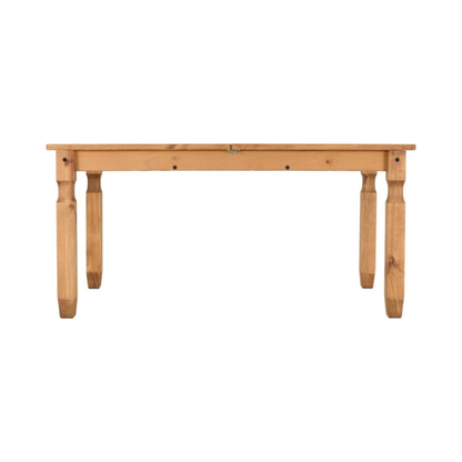 Corona Extending Dining Table in Distressed Waxed Pine