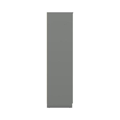 Denver 3 Door Wardrobe – Grey Gloss | Modern Bedroom Storage