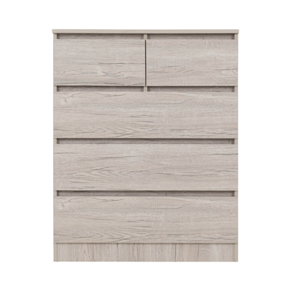 Malvern 3+2 Drawer Chest – Urban Snow, Stylish Storage Solution