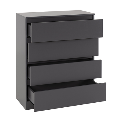 Malvern 2 Door Wardrobe Bedroom Set Grey