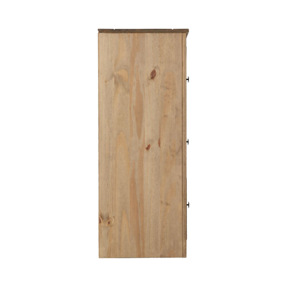 Panama 6 Drawer Chest - Natural Wax Pine