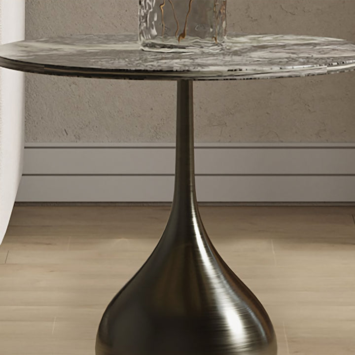 Echevarria Round Side Table, Marble