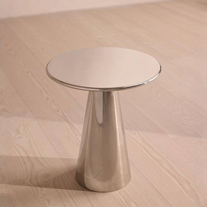 Abarca Side Table, Stainless Steel