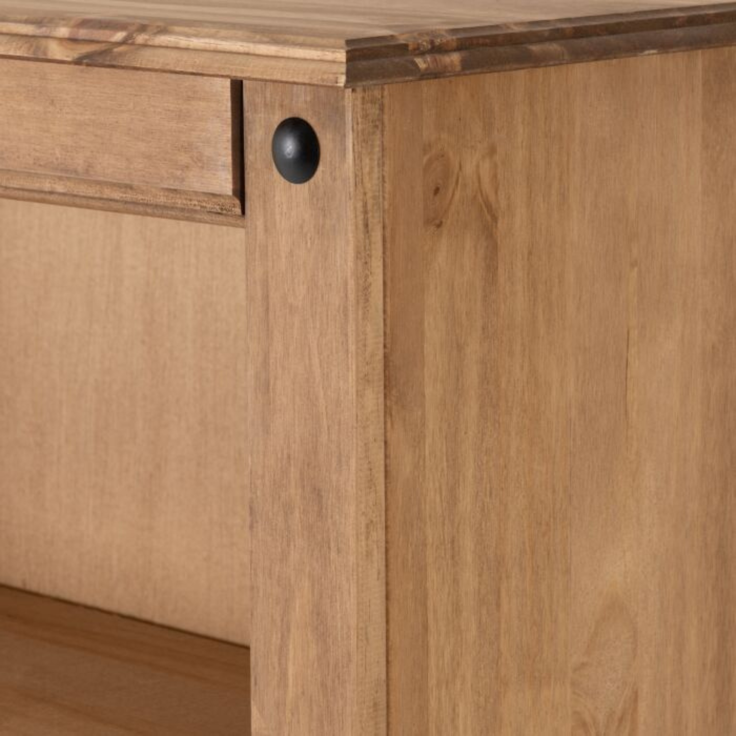 Corona Distressed Waxed Pine Medium Bookcase