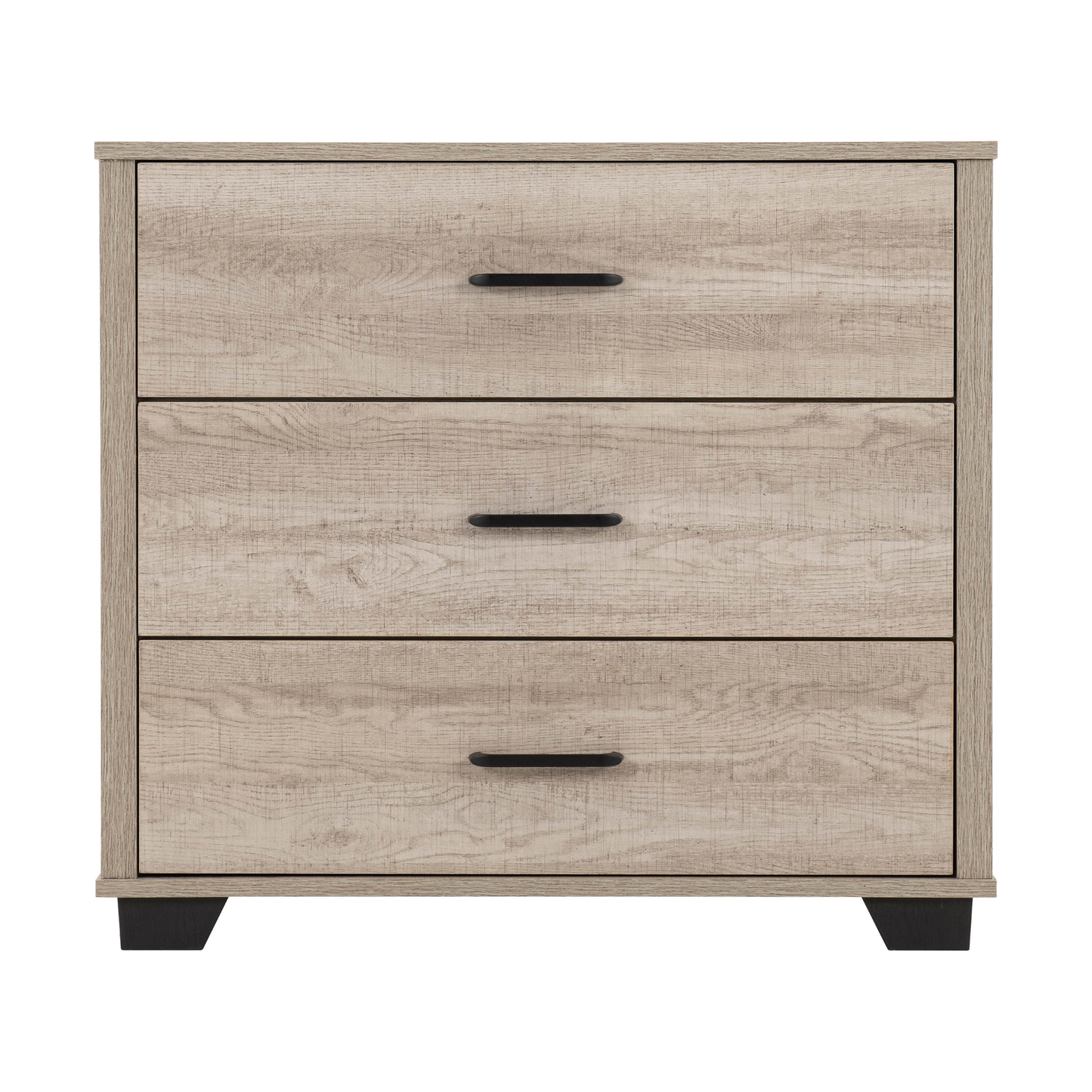 Oliver 4 Door Wardrobe Bedroom Set - Light Oak Effect