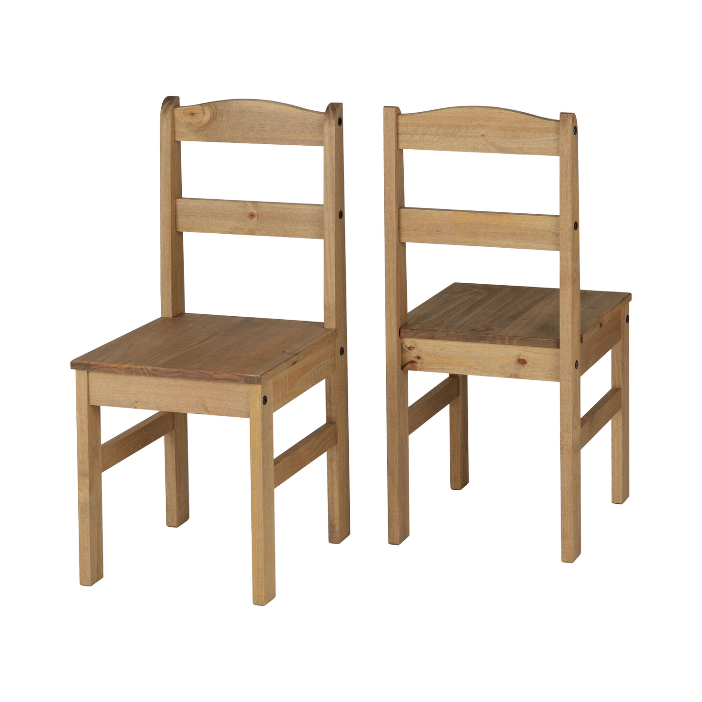 Panama Dining Set - Natural Wax Finish (4 Chairs)