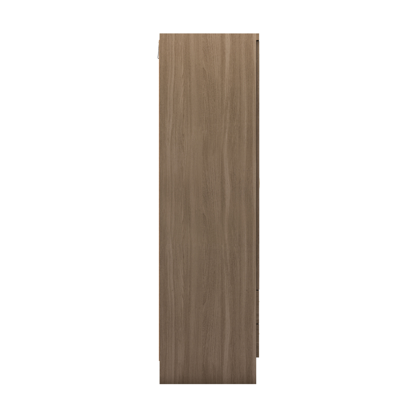Nevada 3 Door 2 Drawer Wardrobe - Rustic Oak Effect