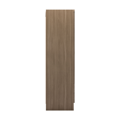 Nevada 3 Door 2 Drawer Wardrobe - Rustic Oak Effect
