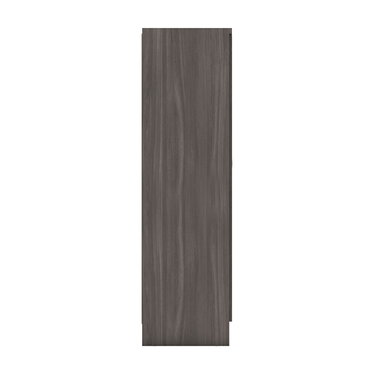 Nevada 6 Door 2 Drawer Wardrobe - Black Wood Grain