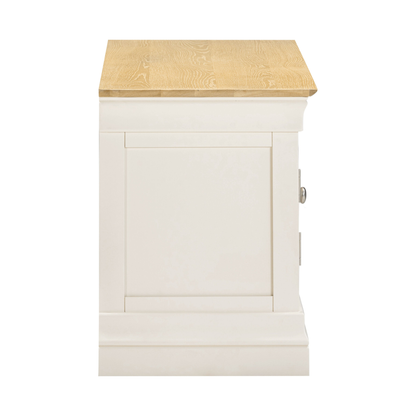 Bordeaux Small TV Stand - Ivory Oak