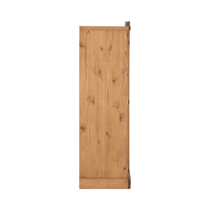 Corona 4 Door Wardrobe – Distressed Waxed Pine