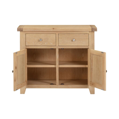 Windsor 2 Door 2 Drawer Sideboard – Natural Oak