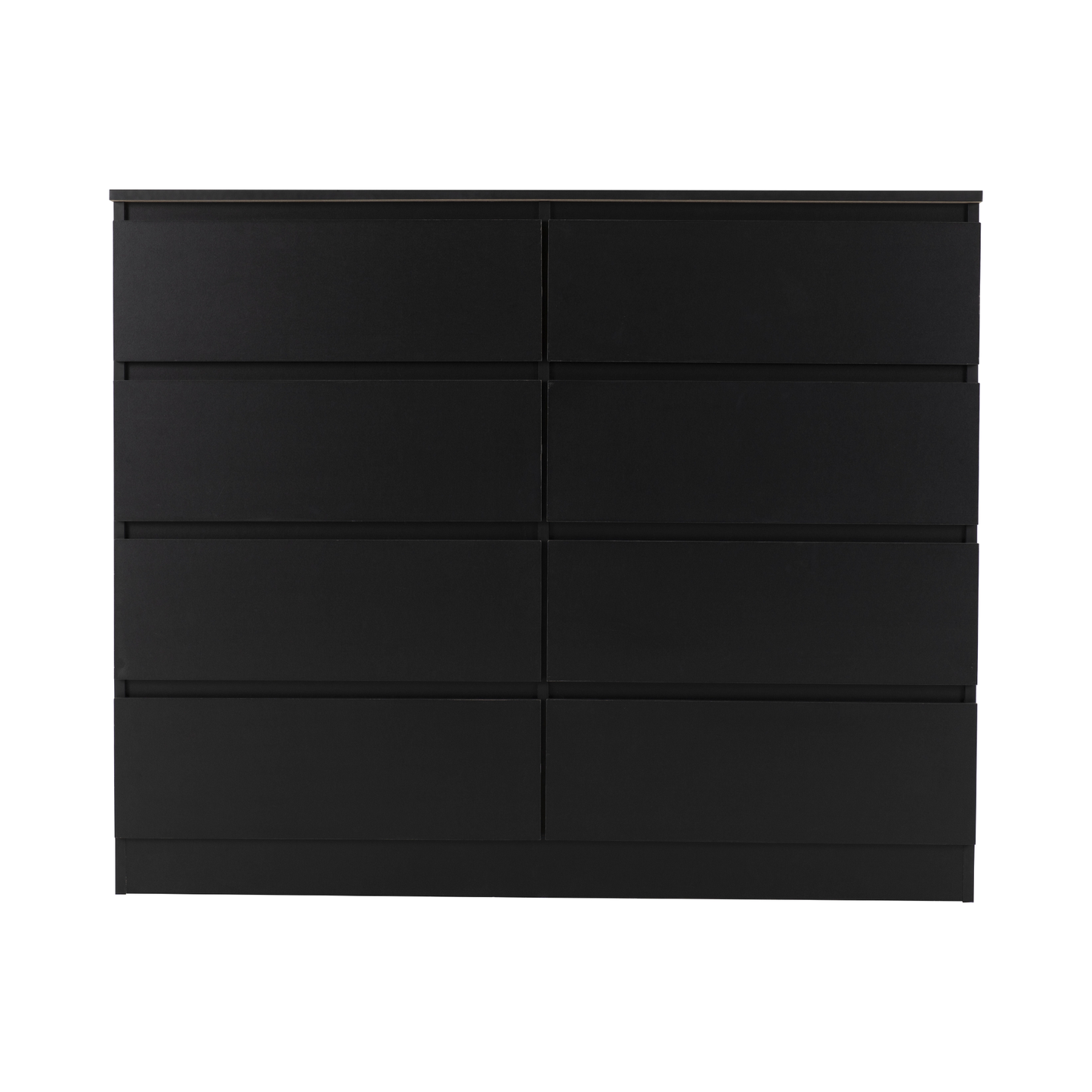 Malvern 8 Drawer Chest - Black
