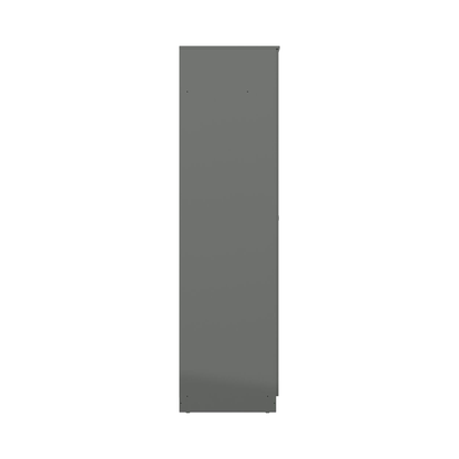 Denver 2 Door Wardrobe – Grey Gloss