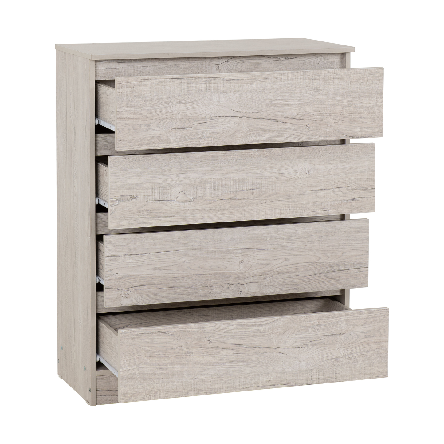 Malvern 4 Door Wardrobe Bedroom Set Urban Snow