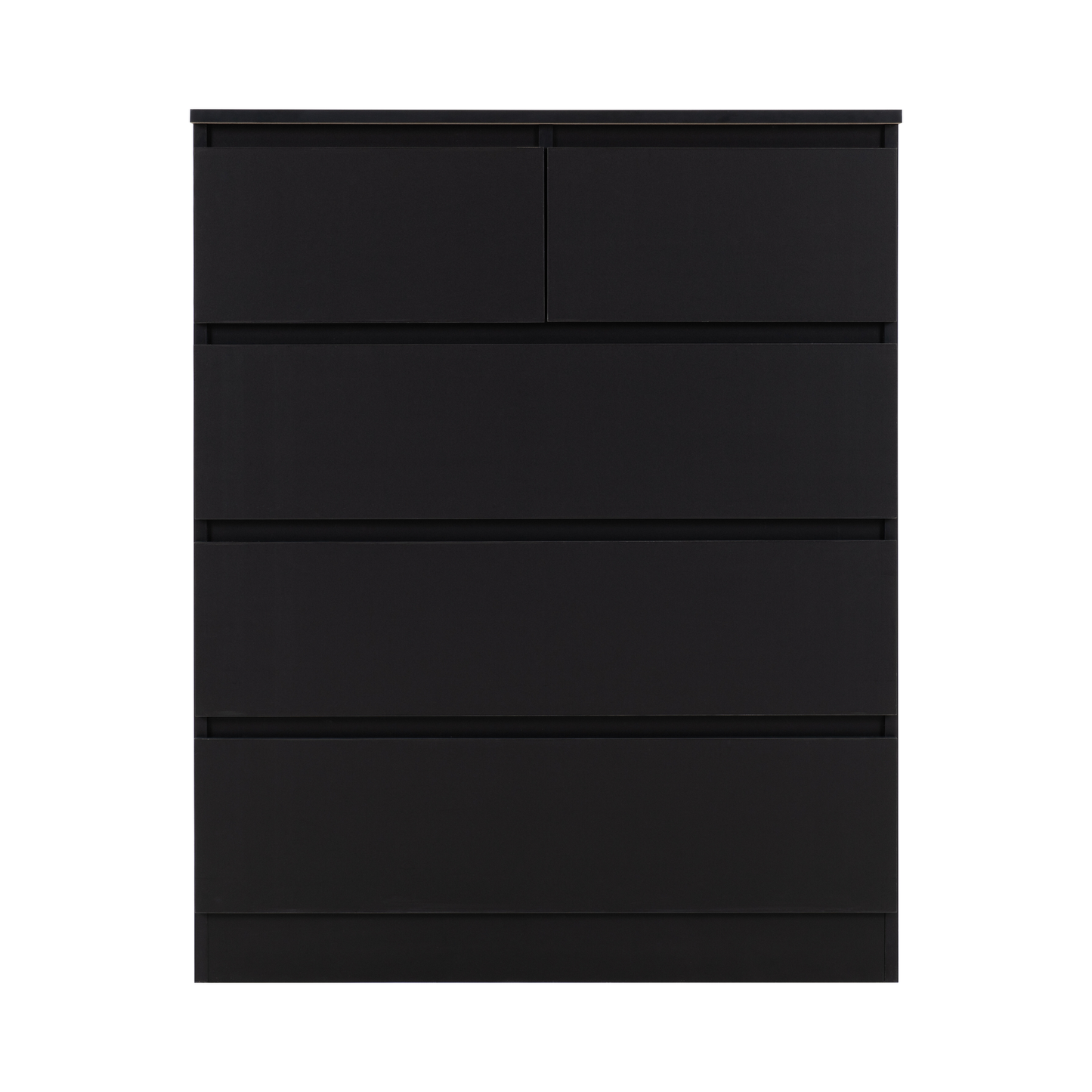 Malvern 3+2 Drawer Chest – Black, Stylish Storage Solution