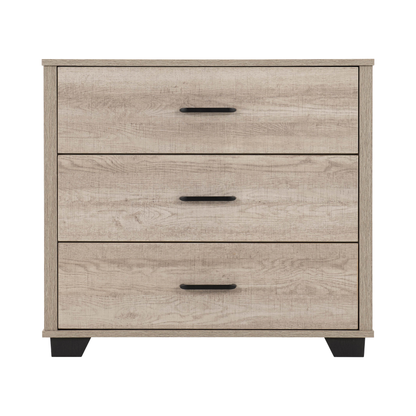 Oliver 3 Drawer Chest - Light Oak Effect
