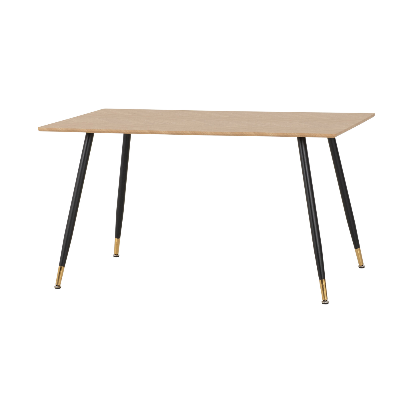 Hamilton & Avery Medium Dining Set (4 Chairs) - Oak/Grey Velvet