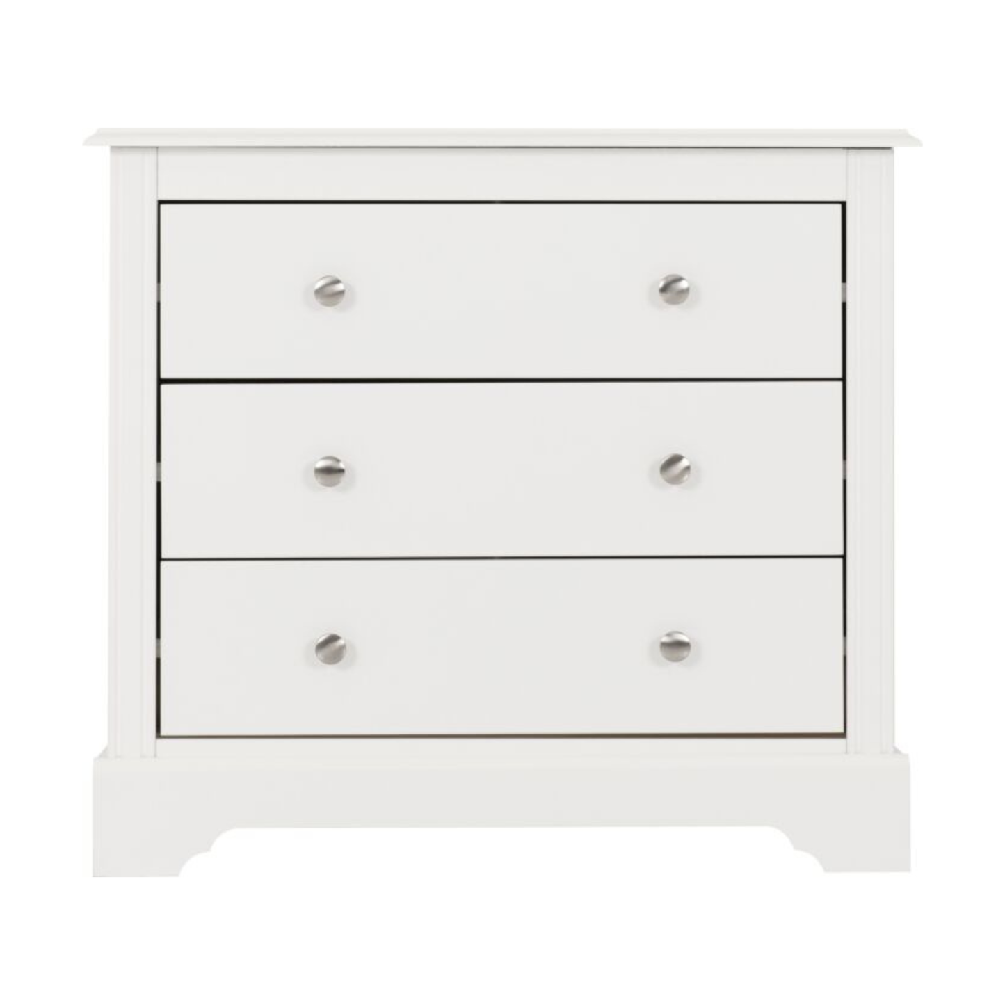 Stratford 3 Drawer Chest - White Storage Solution