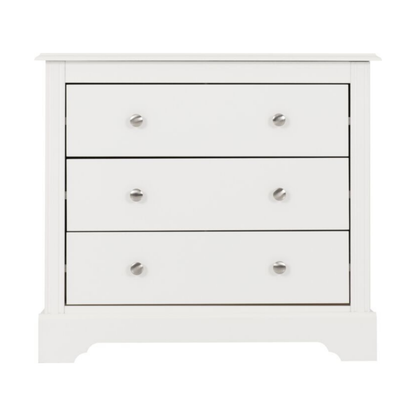 Stratford 3 Drawer Chest - White Storage Solution