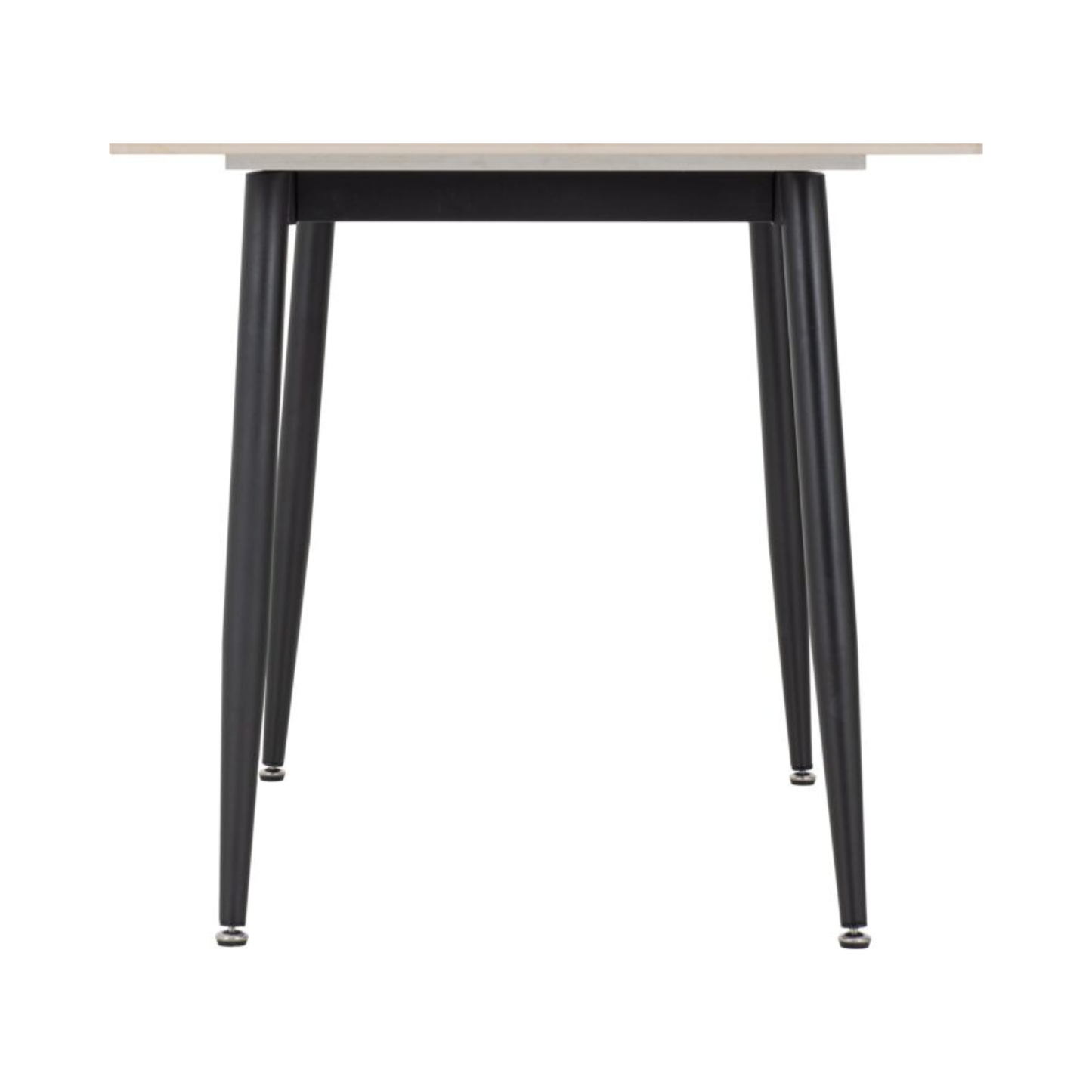 Fenton Dining Table in White Marble Stone Effect – 140cm
