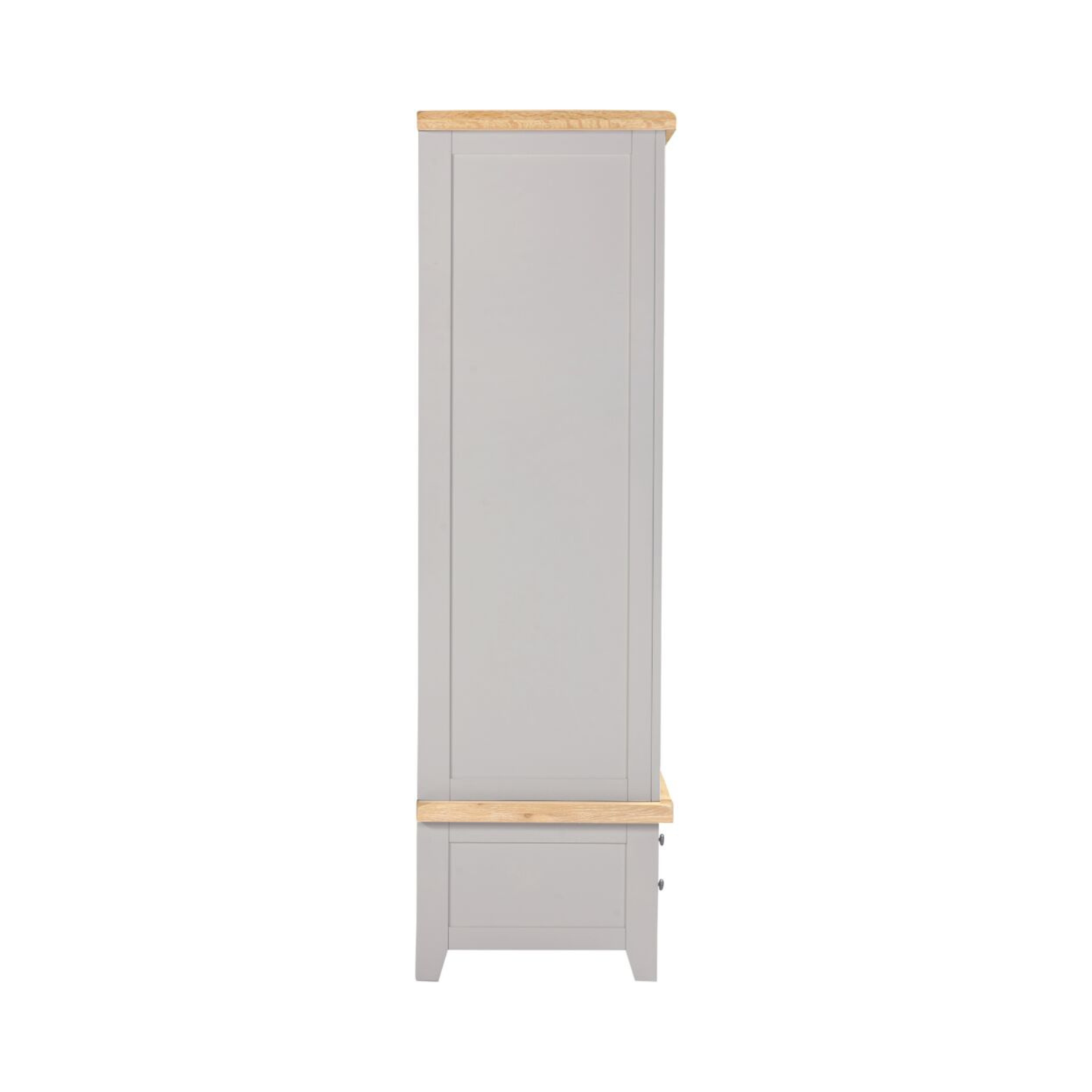 Windsor 2 Door 1 Drawer Wardrobe – Pebble Grey/Oak