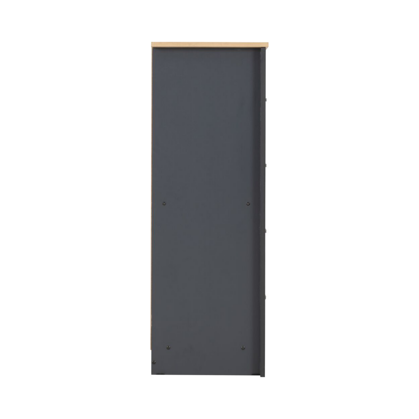 Portland 4 Drawer Chest - Grey/Oak Effect