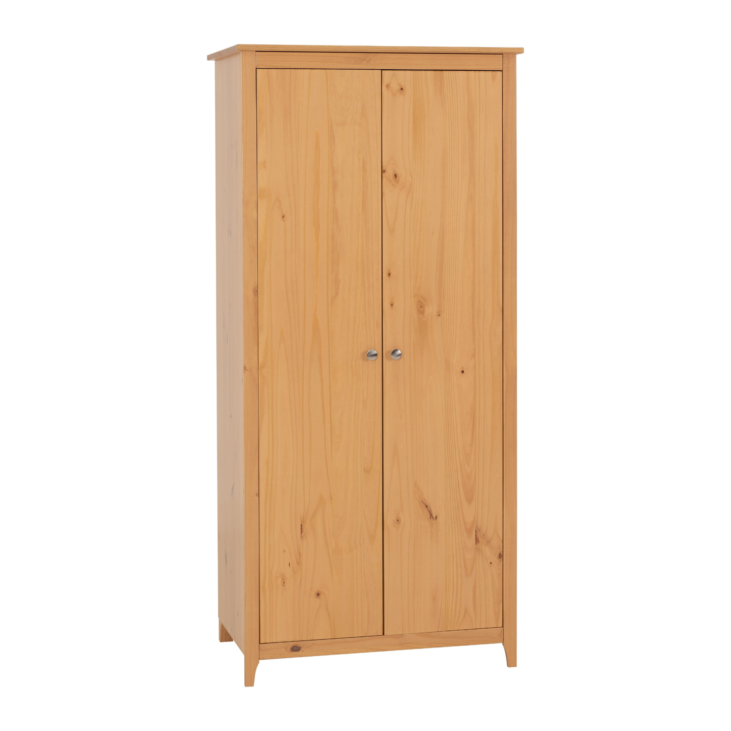 Oslo 2 Door Wardrobe - Antique Pine Finish