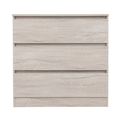 Malvern 3 Drawer Chest – Urban Snow, Stylish Bedroom Storage