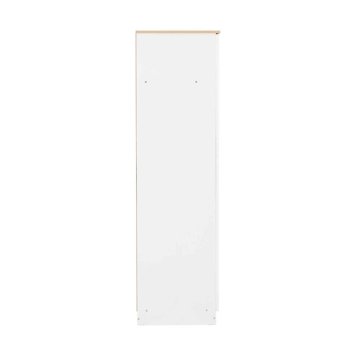 Portland 2 Door Wardrobe - White/Oak Effect