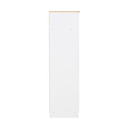 Portland 2 Door Wardrobe - White/Oak Effect