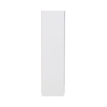 Denver 4 Door 2 Drawer Mirrored Wardrobe – White Gloss