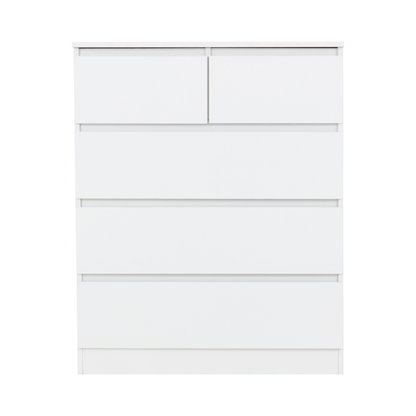 Malvern 3+2 Drawer Chest – White, Stylish Storage Solution