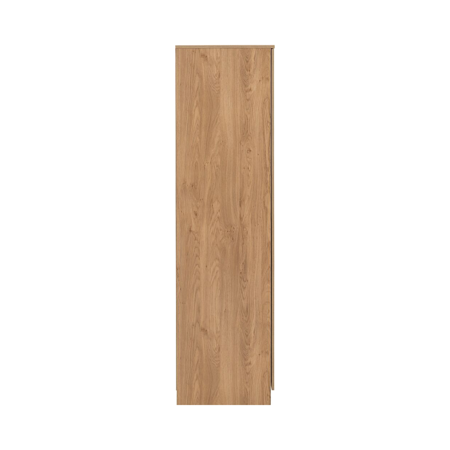 Dakota 2 Door Wardrobe – Oak Effect | Compact Hanging Storage