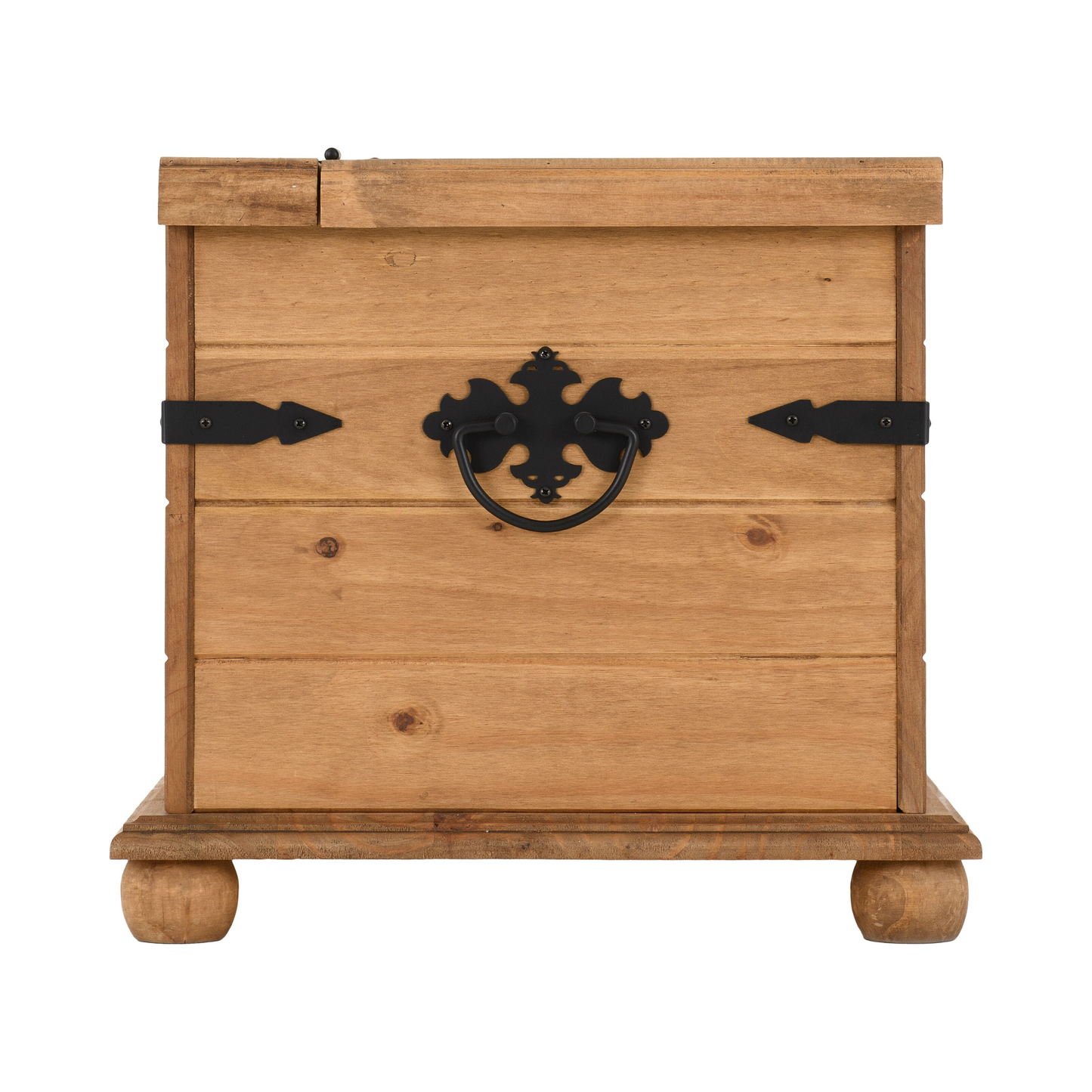 Corona Single Storage Chest – Distressed Waxed Pine, Versatile Storage