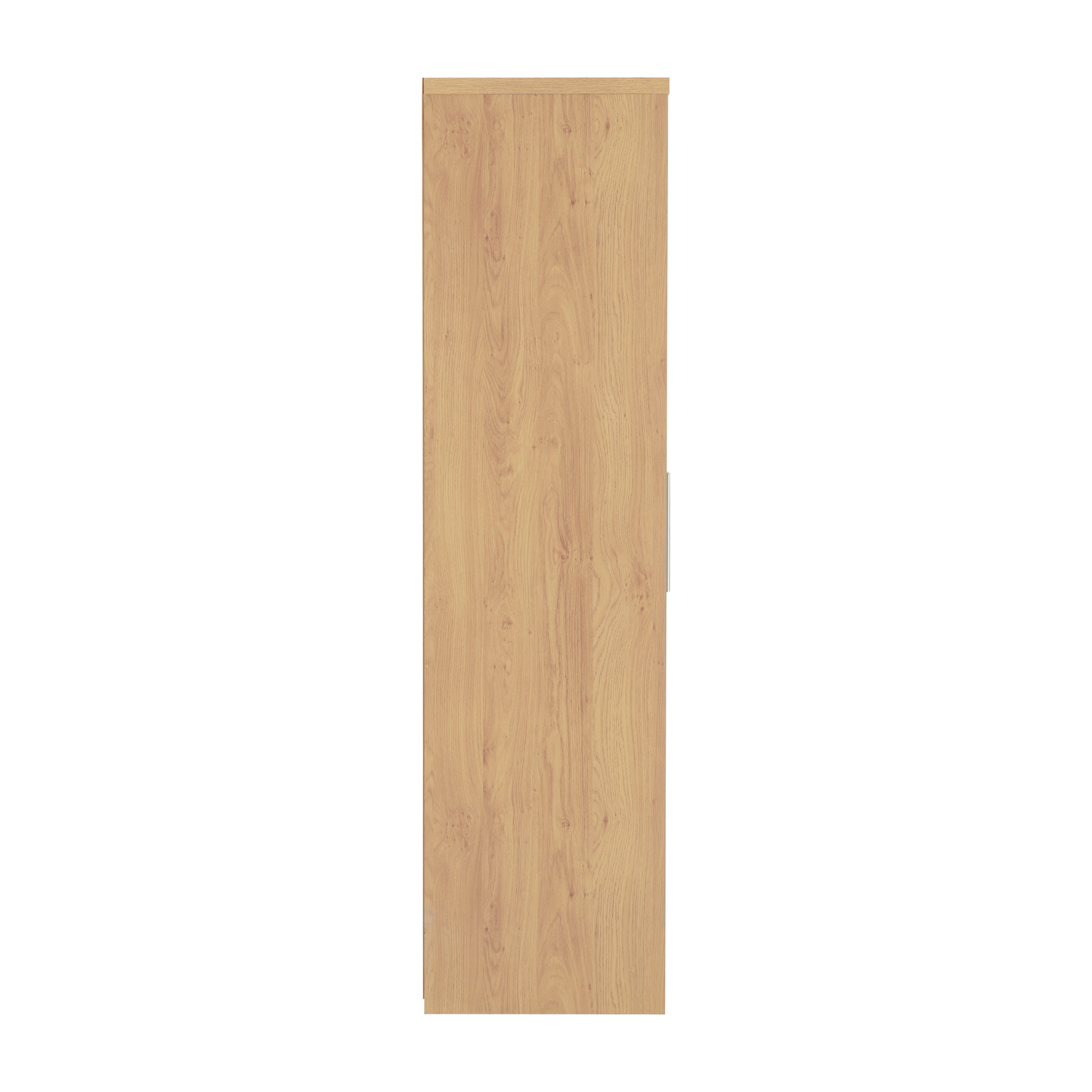 Seville 3 Door 2 Drawer Wardrobe - Grey Gloss/Oak Veneer
