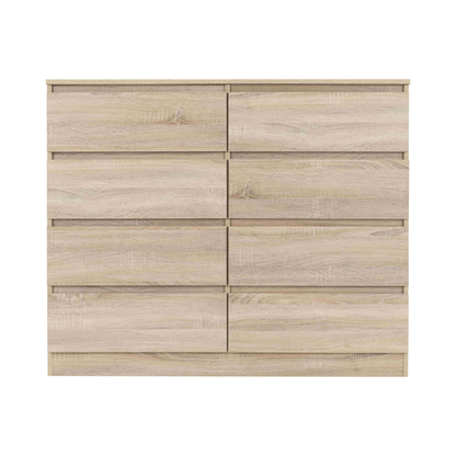 Malvern 8 Drawer Chest – Sonoma Oak Effect, Stylish Storage Solution