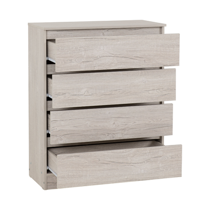 Malvern 3 Door Wardrobe Bedroom Set Urban Snow