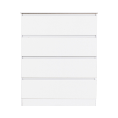 Malvern 4 Drawer Chest - White