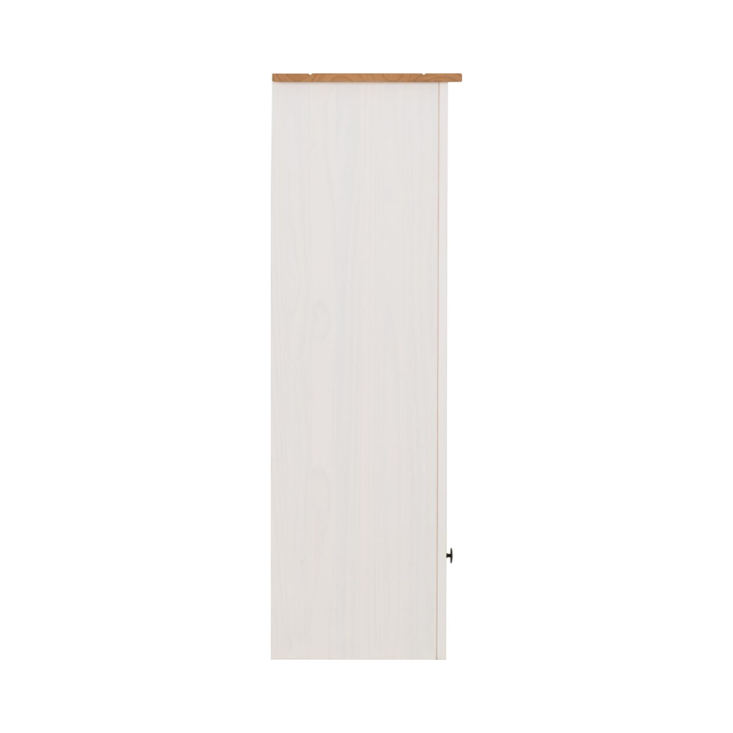 Panama 1 Drawer Bookcase – White & Natural Wax Storage Unit