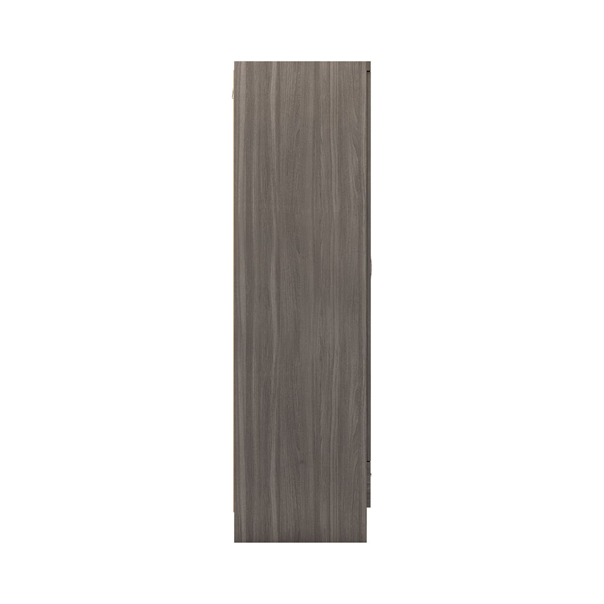 Nevada 2 Door 1 Drawer Wardrobe – Black Wood Grain
