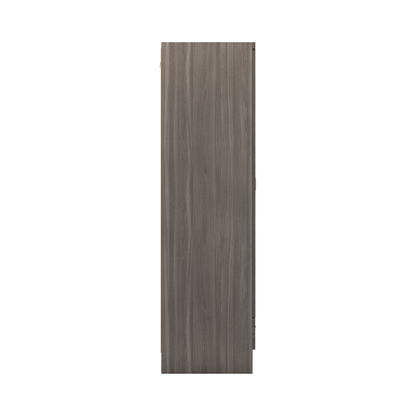 Nevada 2 Door 1 Drawer Wardrobe – Black Wood Grain