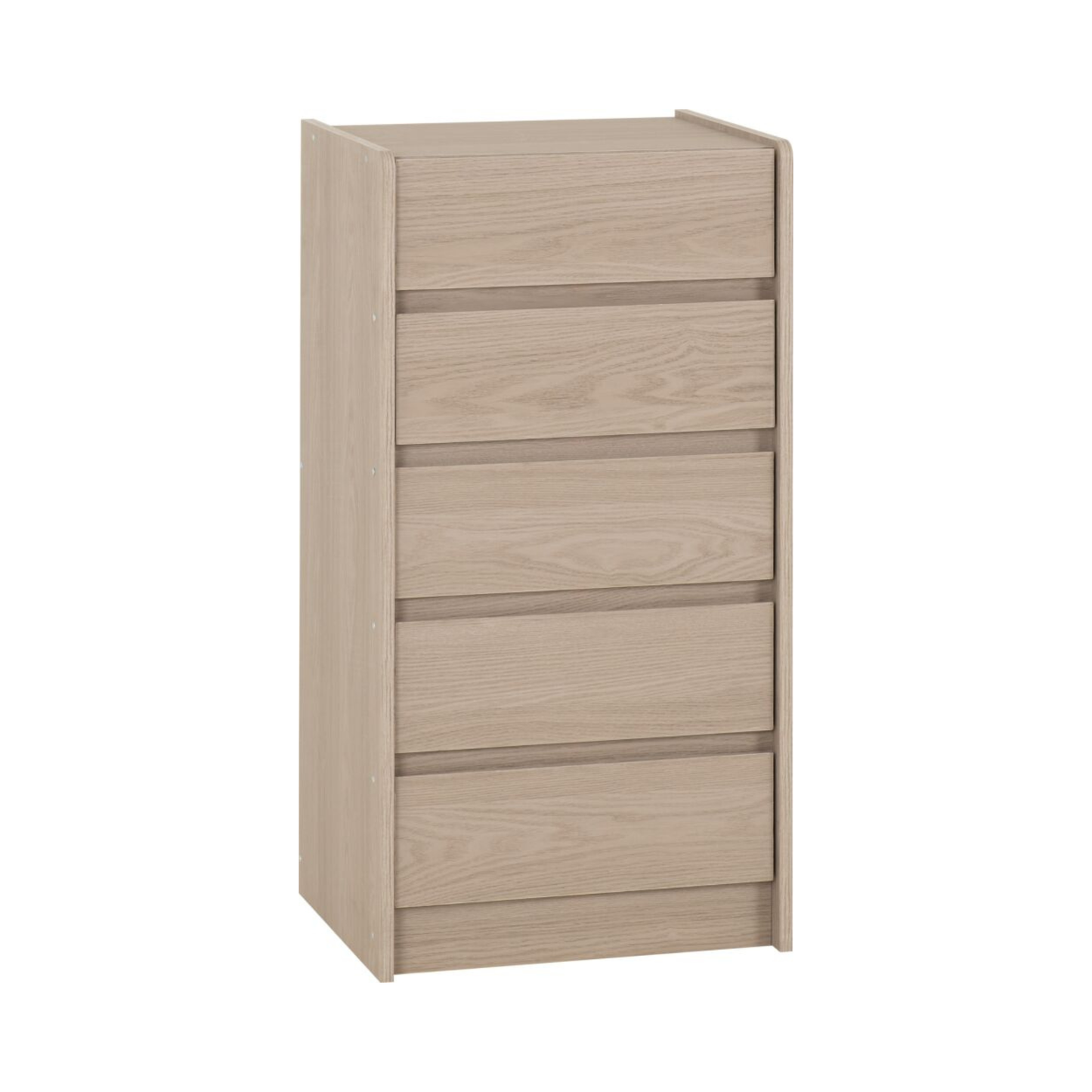 Paris 5 Drawer Chest - Smoked Ash Effect
