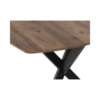 Athens Rectangular Dining Table – Medium Oak Effect