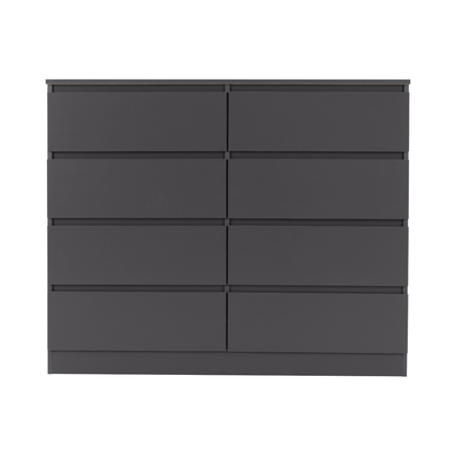 Malvern 8 Drawer Chest - Grey