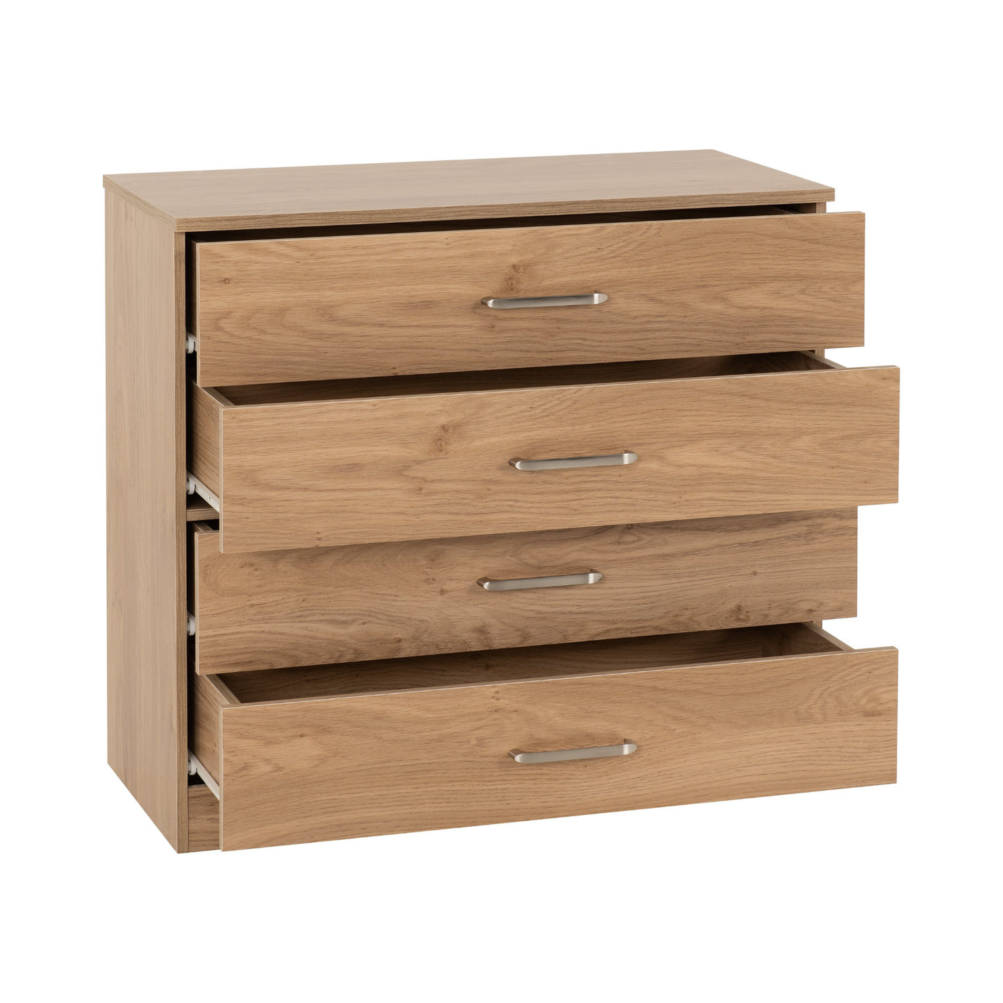 Dakota 3 Door Wardrobe Bedroom Set - Oak Effect