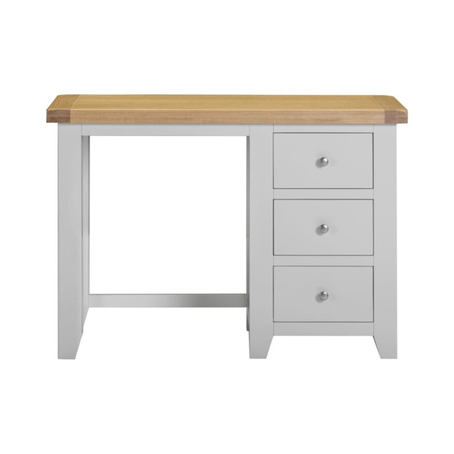 Windsor 3 Drawer Dressing Table – Pebble Grey/Oak
