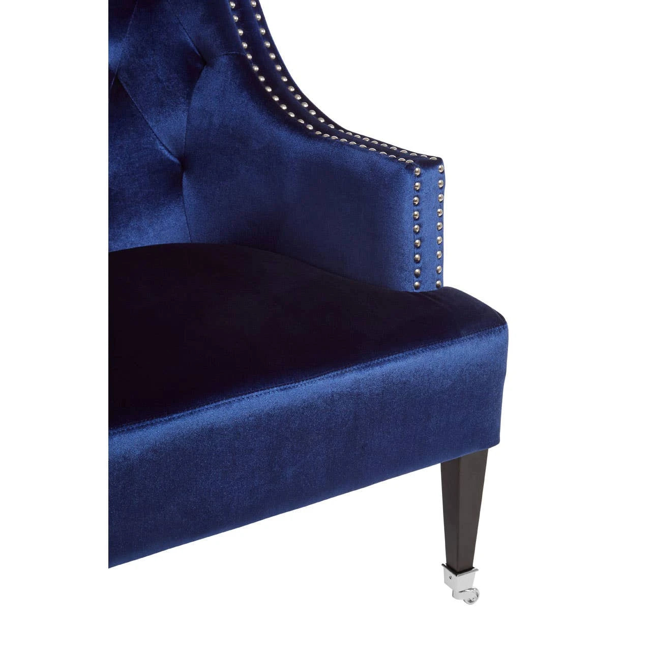 Darlington Navy Blue Velvet Armchair