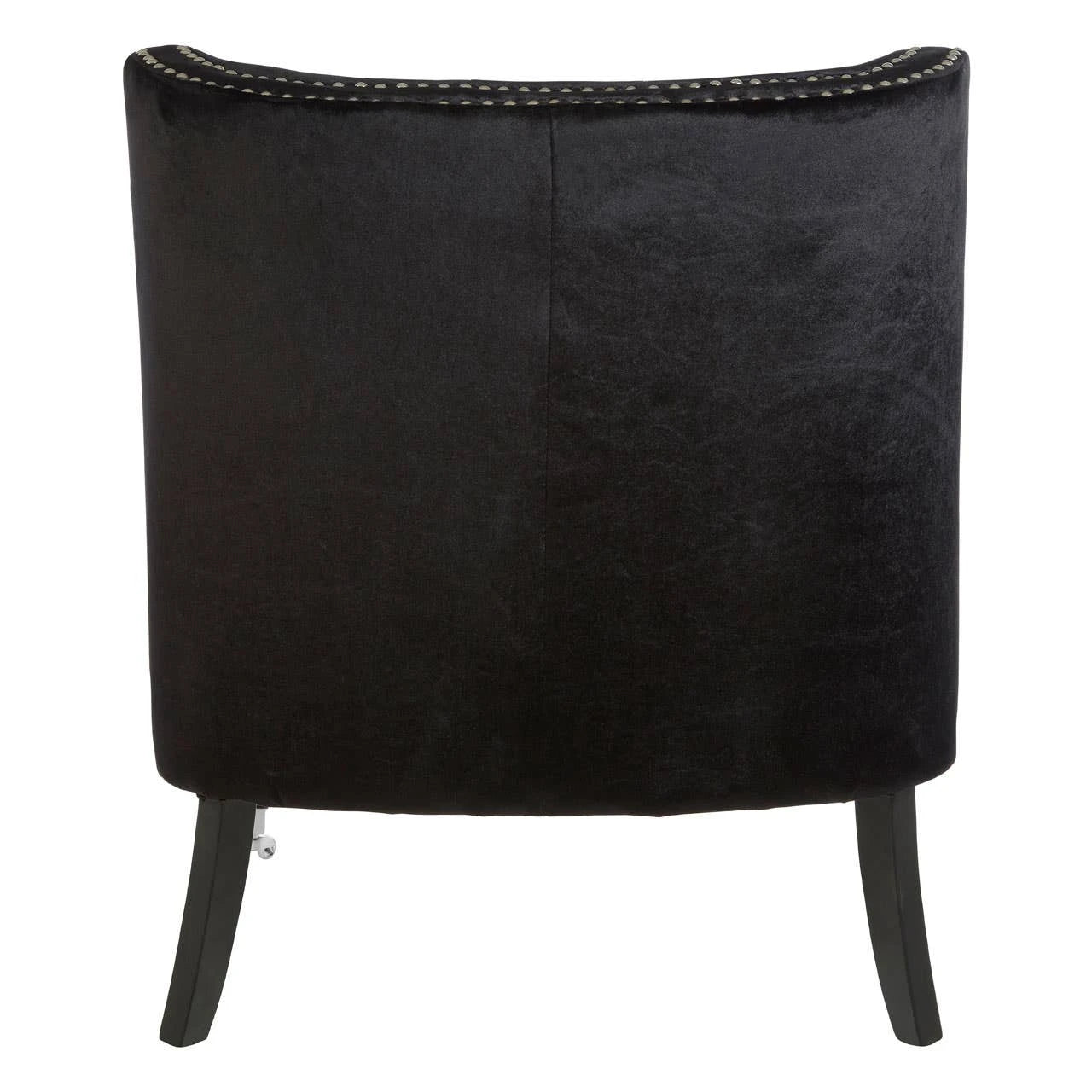 Darlington Black Velvet Armchair