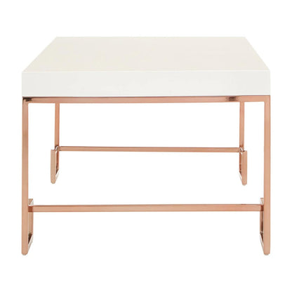 Allure Rose Gold Angled Legs Coffee Table